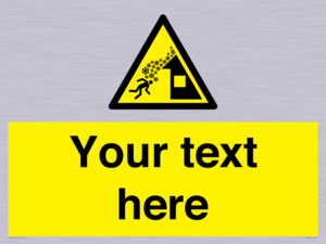 Custom warning roof avalanche